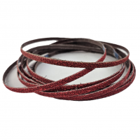 Abrasive Belt 6mm x 457mm Red 120 Grit. Per 30