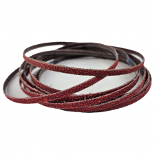 Abrasive Belt 6mm x 457mm Red 120 Grit. Per 30