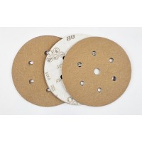 Sait 150mm 80 Grit Velcro 7 Hole Disc. Per 50