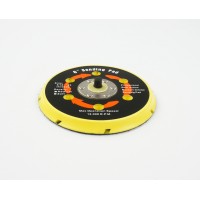Backing Pad 150mm 15 Hole Yellow with Ventilation