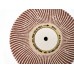 Satin Abrasive Combi  Wheel 240Grit/Very Fine A  6 1/2"x1" Taper bore (165mm x 25mm)