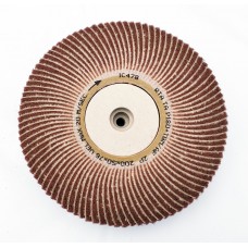 Satin Abrasive Combi  Wheel 180 Grit/Fine A  8"x2" Taper bore (200mm x 50mm)