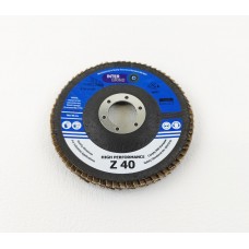 Inter Grind 115mm x 22mm Flap Disc Zirconia Blue 40 Grit