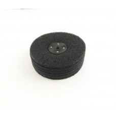 Satin Mop 6"x6 lap Black Fine S