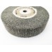 Satin Wheel Grey Silicon Carbide Super Fine Grade 4"x1" (100mm x 25mm)