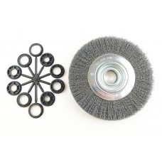 Steel Wire Wheel 200mm x 25mm with reducer plates