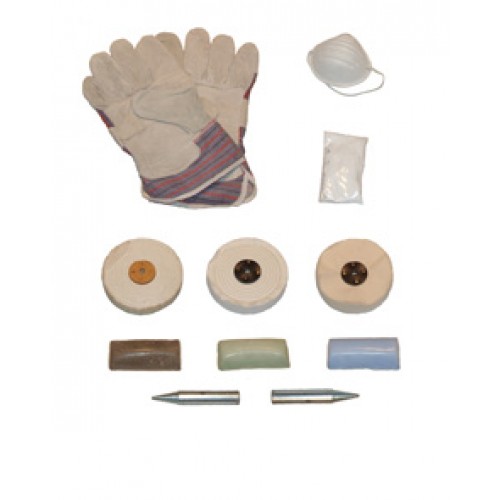 Bench grinder clearance polishing kit