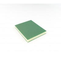 Abrasive Sponge Pad 120mm x 98mm x 13mm Green 800 Grit